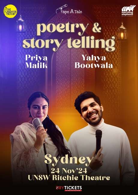 Poetry & Story Telling - Priya Malik & Yahya Bootwala Live In Sydney