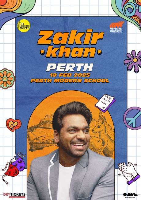 Zakir Khan Live In Perth 19th Feb 2025