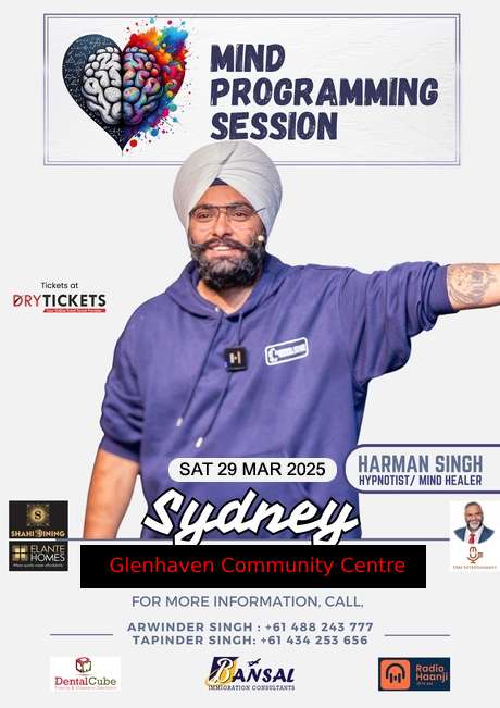 Harman Singh's Mind Programming Session - Sydney