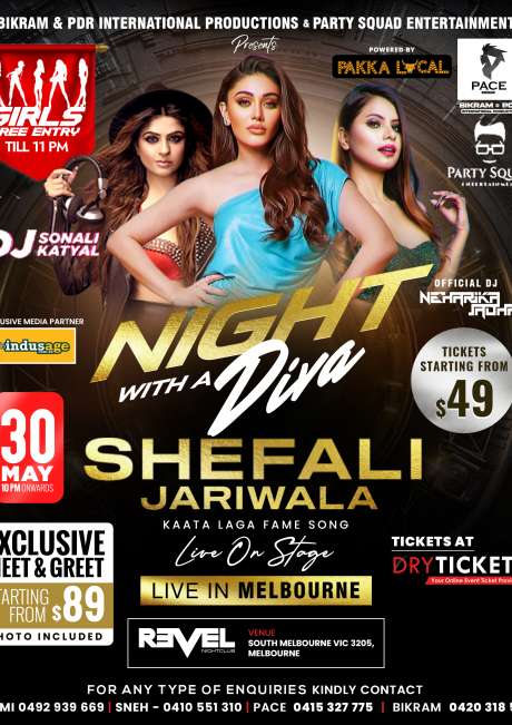Villain Night With a Diva - Shefali Jariwala - Melbourne 2025
