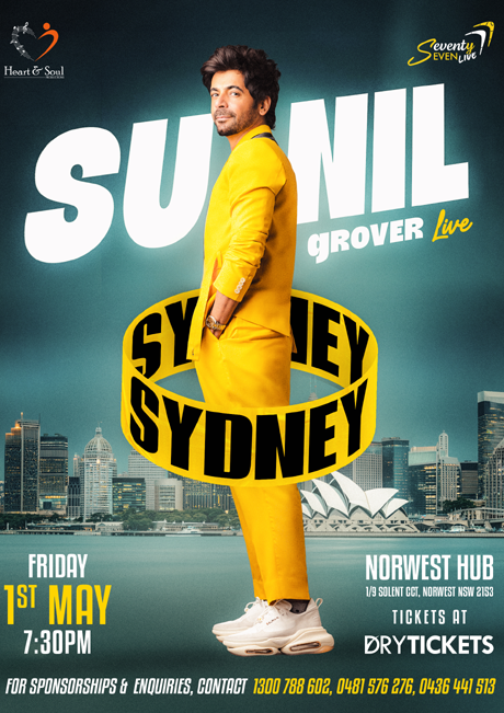Sunil Grover Live In Sydney 2026