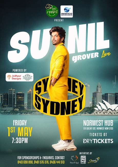 Sunil Grover Live In Sydney 2026