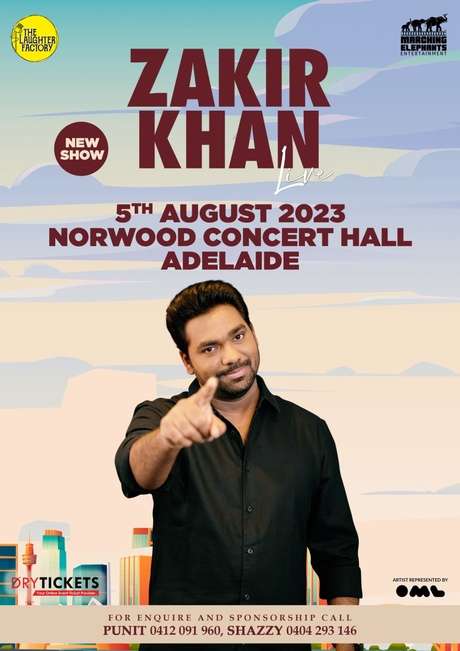 Zakir Khan Live In Adelaide