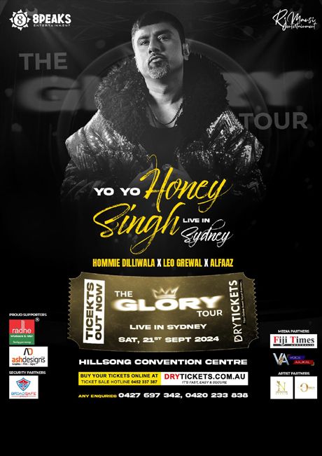 The Glory Tour - Yo Yo Honey Singh Live In Sydney 2024