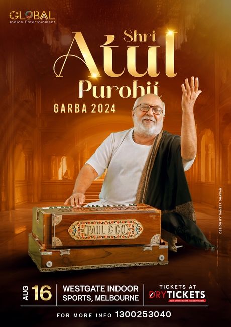 Shri Atul Purohit - GARBA 2024 Melbourne