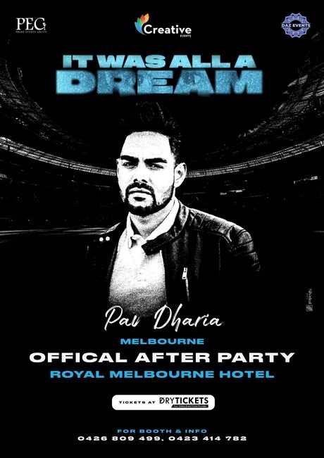 It was all a Dream Karan Aujla Melbourne After Party 2024