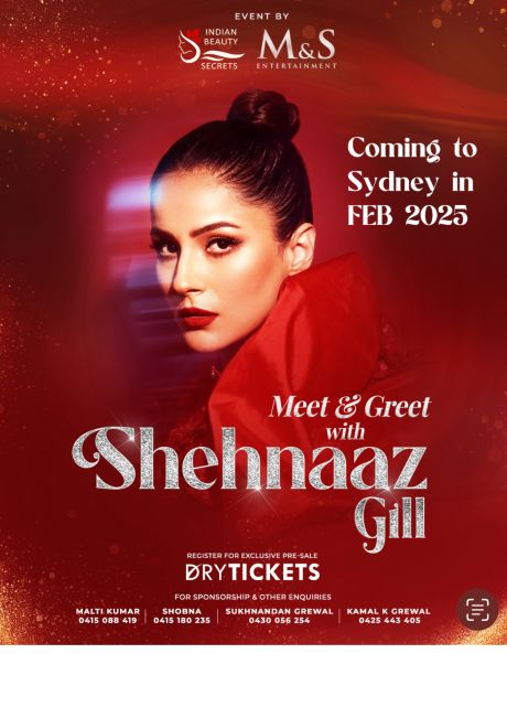 Meet & Greet with Shehnaaz Gill Live in Sydney 2025