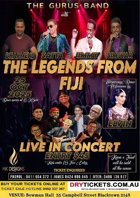 The Legends from Fiji - Live in Concert 2025