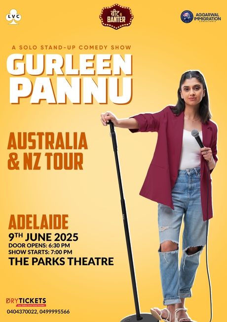 Gurleen Pannu - A Solo Stand-Up Comedy Show Live In Adelaide