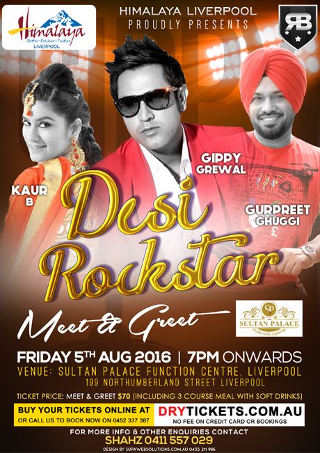 Meet & Greet Desi Rockstar Live In Sydney