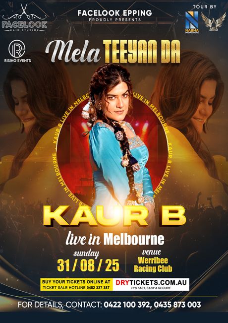Mela Teeyan Da by Kaur B Live in Melbourne 2025