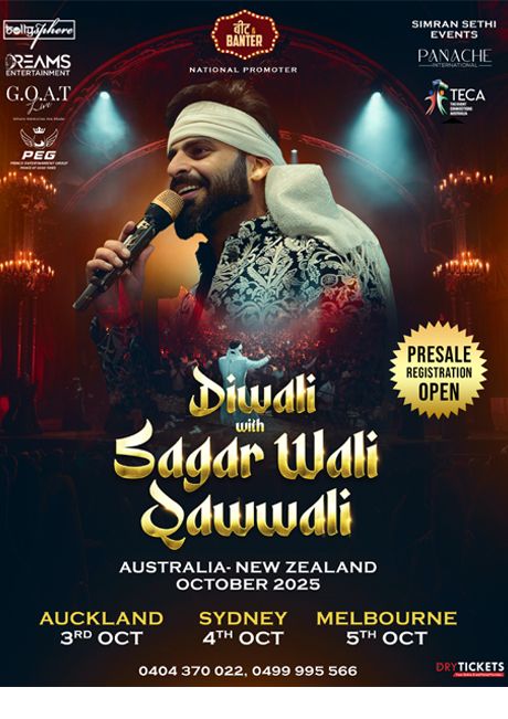 Diwali with Sagar Wali Qawwali - Auckland (NZ) - Presale