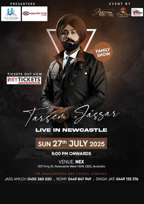 Tarsem Jassar Live In Concert Newcastle 2025
