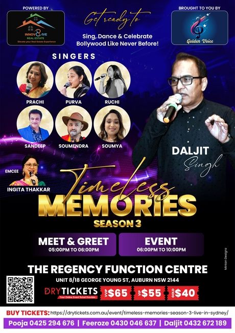Timeless Memories Season 3 - Live in Sydney