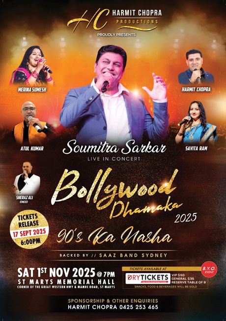 Bollywood Dhamaka 2025 Live In Concert Sydney