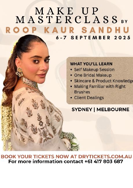 Makeup Master Class by Roop Kaur Sandhu - Live in Sydney 2025