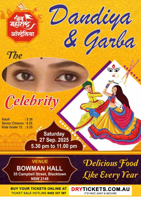 Garba & Dandiya with The Marathi Movie Celebrity In Sydney