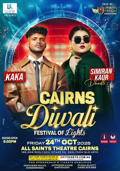 KAKA & SIMIRAN KAUR DHADLI Live Concert In Cairns 2025