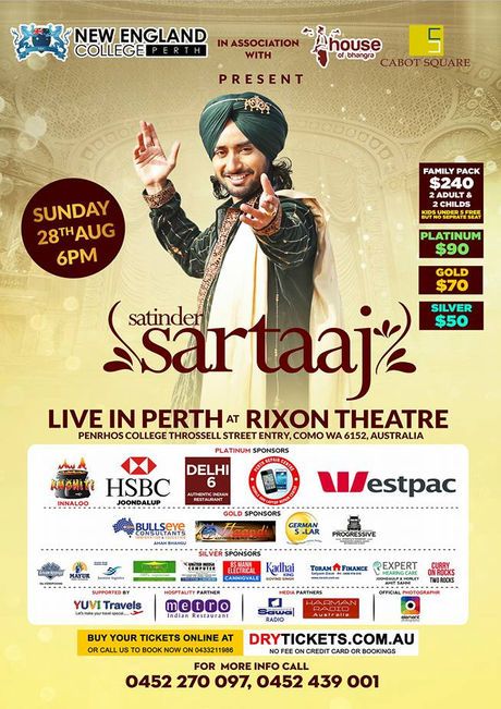 Satinder Sartaaj Live In Perth 2016