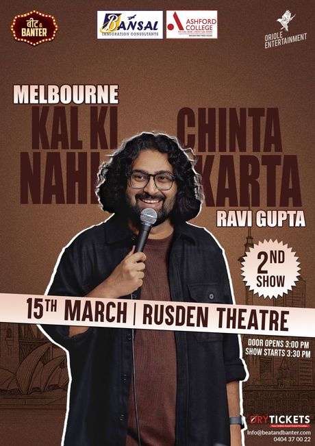 Kal Ki Chinta Nahi Karta Ravi Gupta Live In Melbourne 2nd Show
