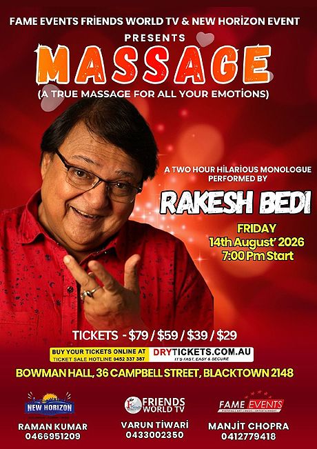 Massage - A true massage for all your emotions by Rakesh Bedi