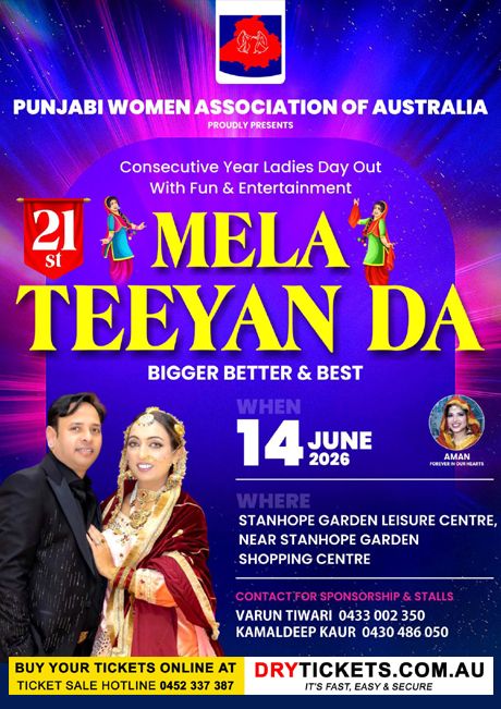 Mela Teeyan Da In Sydney 2026
