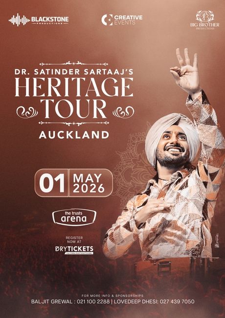 Dr. Satinder Sartaaj - Live in Concert - Auckland (NZ) 2026