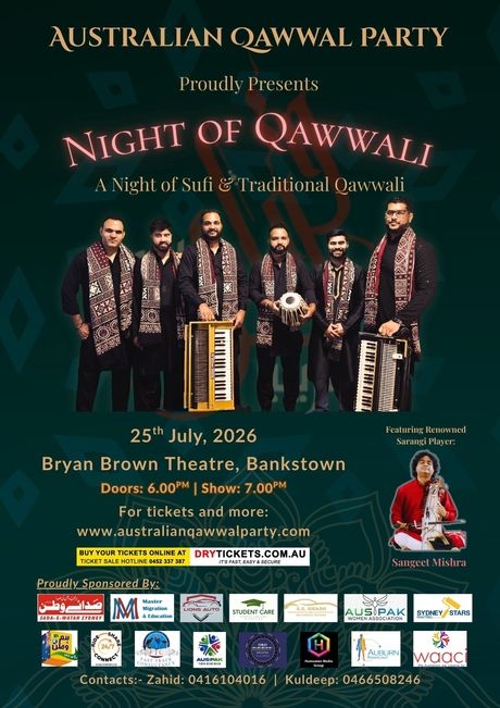 Night of Qawwali Live In Sydney 2026