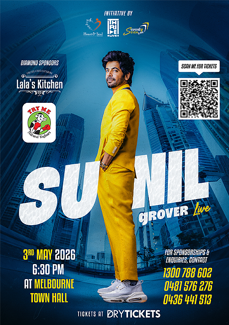 Sunil Grover Live In Melbourne 2026