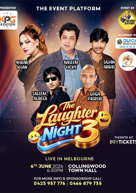 The Laughter Night 3 - Live in Melbourne 2026