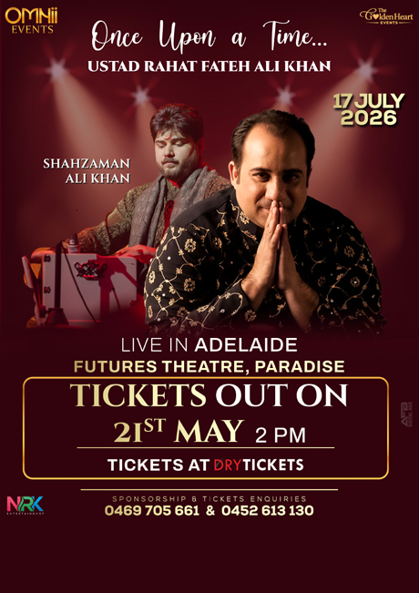 Once Upon a Time - Ustad Rahat Fateh Ali Khan - The World Tour 2026 - ADELAIDE