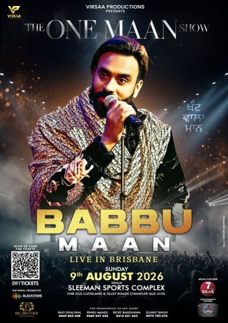 Babbu Maan Live In Brisbane 2026