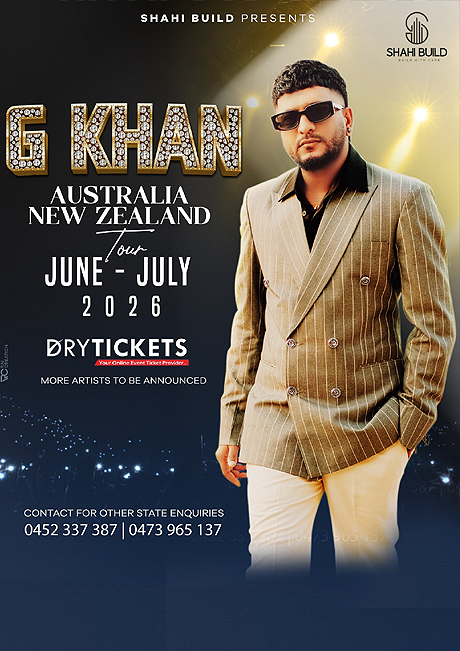 G Khan Live in Australia 2026