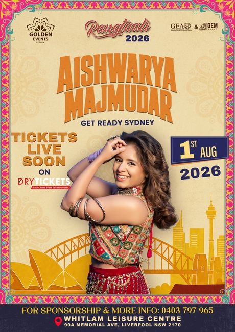 Rangtaali 2026 - Aishwarya Majmudar Live In Sydney (Garba)