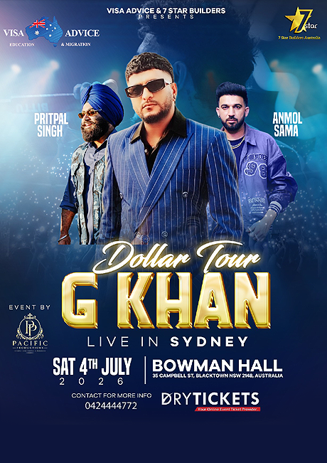 Dollar Tour by G Khan - Live in Sydney 2026