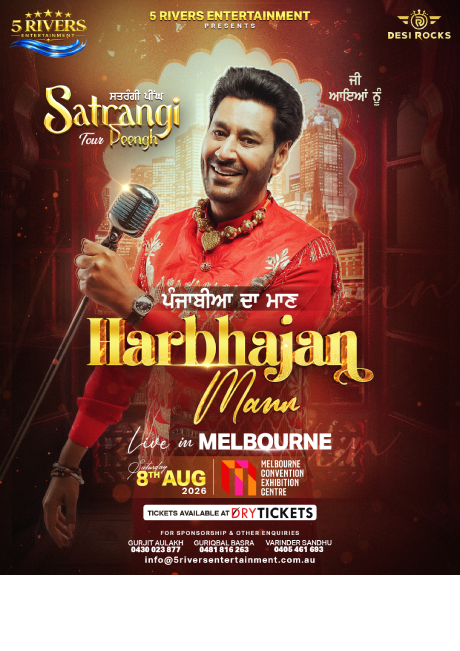 Harbhajan Mann - Satrangi Peengh Tour - Live In Melbourne 2026