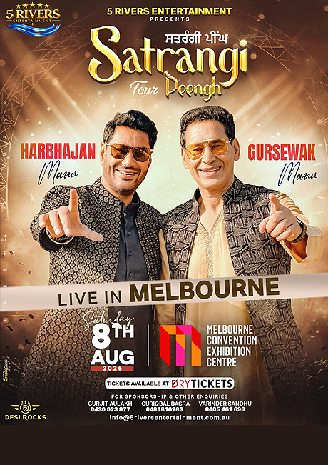Harbhajan Mann - Satrangi Peengh Tour - Live In Melbourne 2026