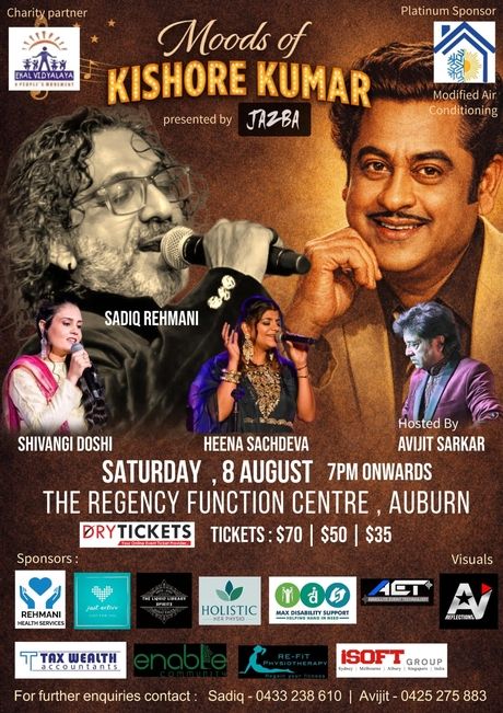 Moods of Kishore Kumar Live in Sydney 2026