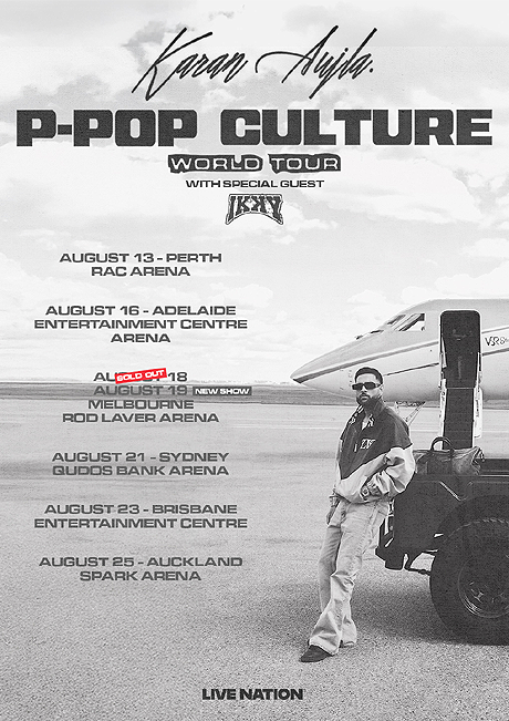 Karan Aujla P-POP CULTURE World Tour 2026 - AUS/NZ