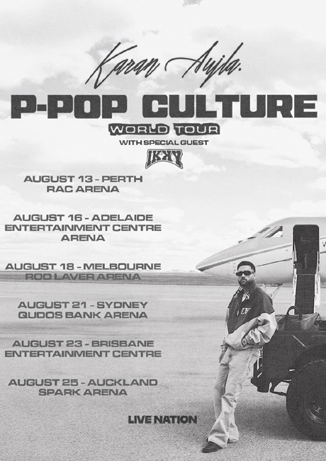 Karan Aujla P-POP CULTURE World Tour 2026 - AUS/NZ