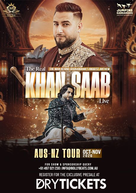 The Khan Saab - The Man Behind Dhurandhar's Biggest Anthem Live - AUS/NZ Tour 2026