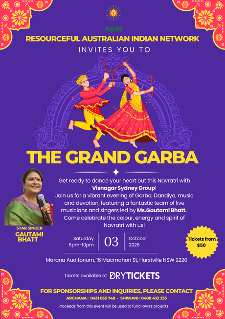 The Grand Garba 2026 In Sydney