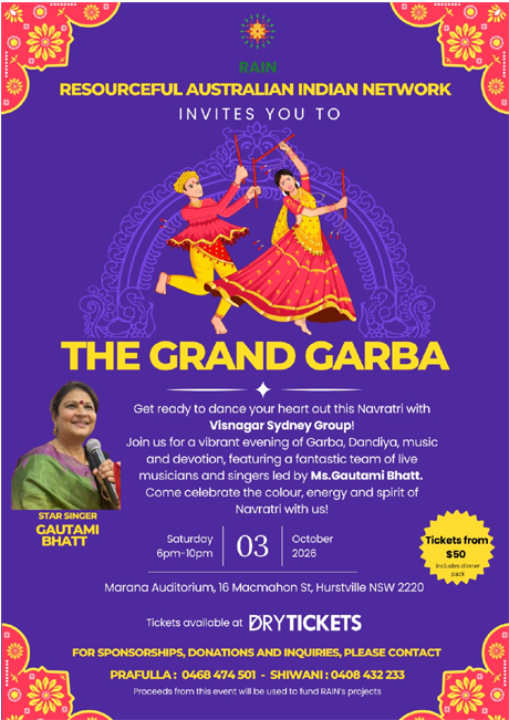 The Grand Garba 2026 In Sydney