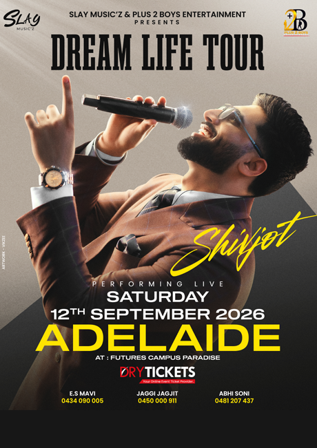 Dream Life Tour - Shivjot Live In Adelaide 2026