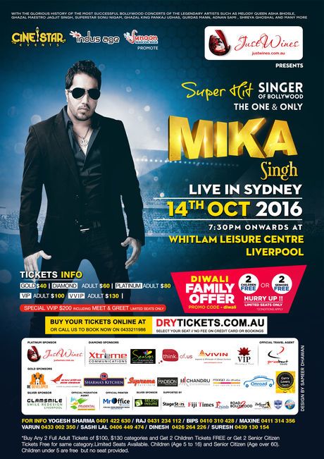 Mika Singh Live In Sydney 2016