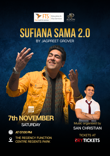 Sufiana Sama 2.0 by Jagpreet Grover In Sydney 2026