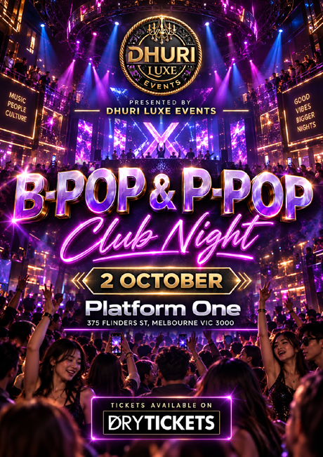 B-Pop and P-Pop Club Night Melbourne 2026