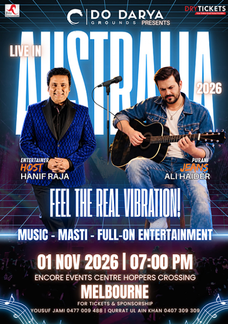Ali Haider Live In Melbourne 2026