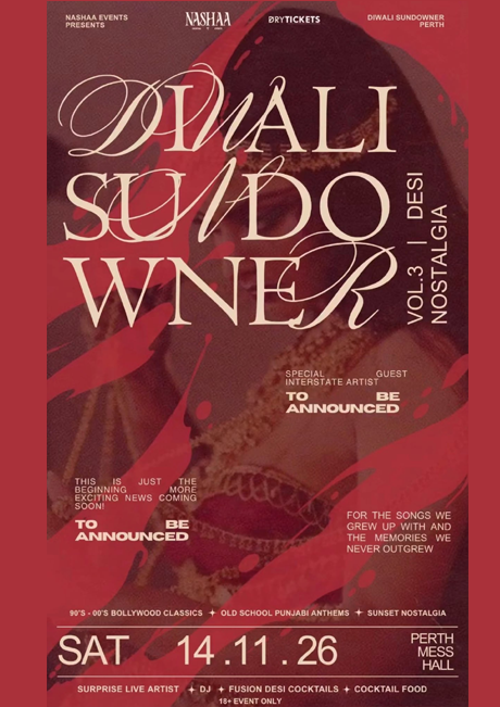 Diwali Sundowner Vol.3 Perth 2026