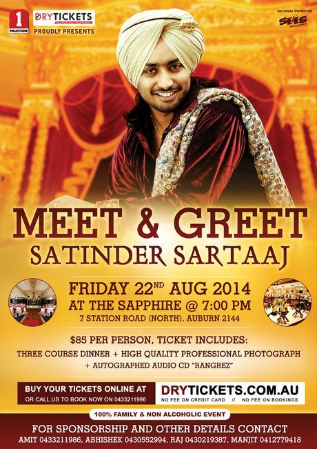 Meet & Greet with Satinder Sartaaj 2014